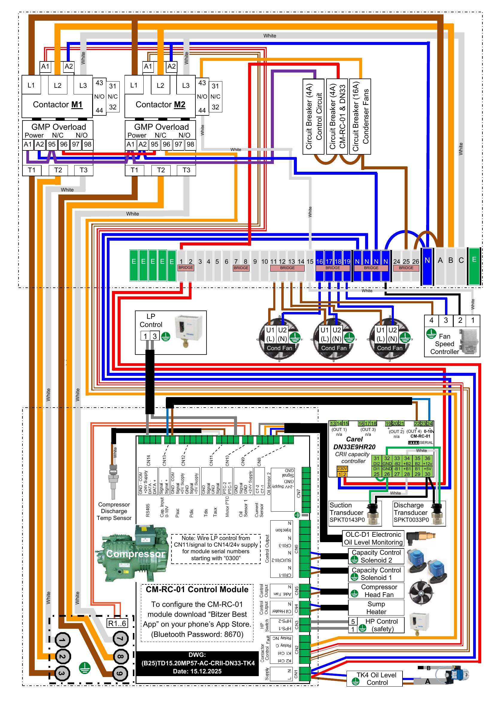 (B25)TD15-20hp MP57 AC-CRII-DN33-TK4 (15